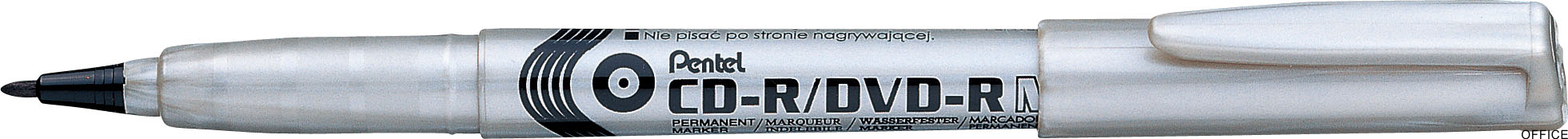 Marker do opisywania płyt CD czarny NMS51-A PENTEL