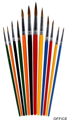 Pędzle 252 okrągłe 12 szt. rozm. 1-12, 12 szt. GRAND 170-1419