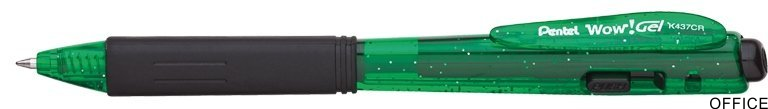 Długopis żelowy 0,7mm zielony K437CR-D PENTEL