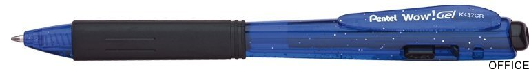 Długopis żelowy 0,7mm niebieski K437CR-C PENTEL