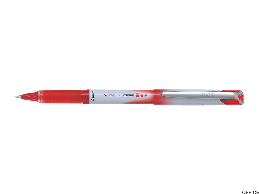 Pióro kulkowe PILOT VBALL GRIP czerwony PIBLN-VBG5-R