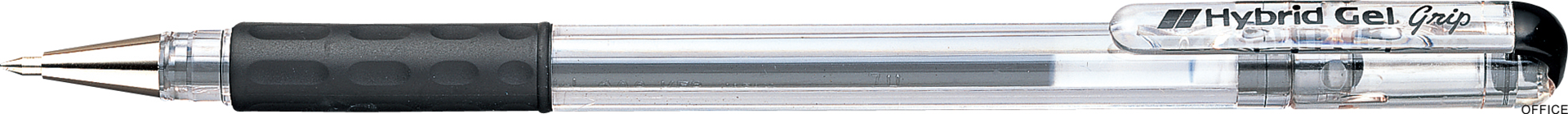 Długopis żelowy 0,6mm czarny K116-A PENTEL - HYBRID GEL GRIP
