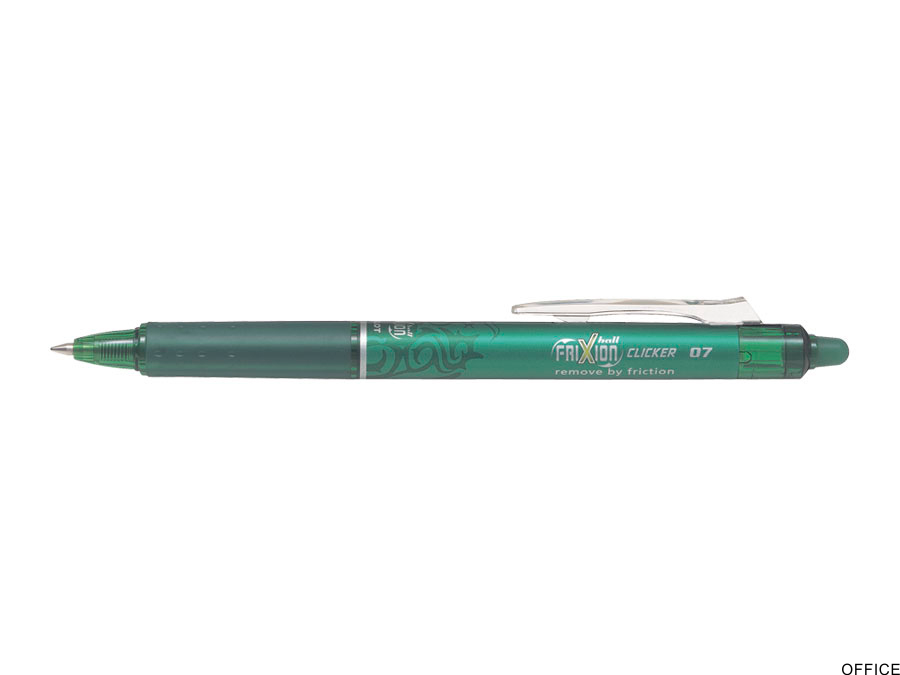 Pióro kulkowe PILOT FRIXION CLICKER zielone PIBLRT-FR7-G