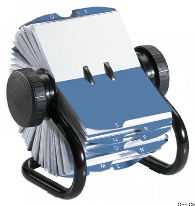 Kartoteka_na 400 wizytówek czarna 67236 ROLODEX S0793780