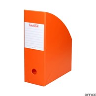 Pojemnik na czasopisma 10cm orange BIURFOL pomarańczowy KSE-36-04