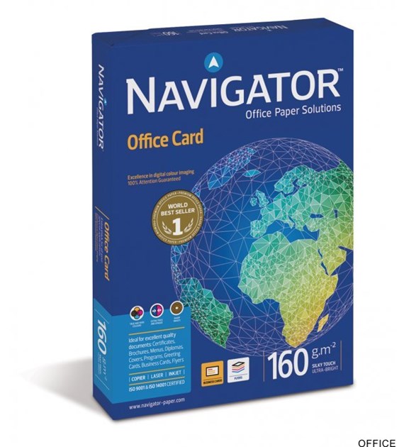 Papier xero A4 160g NAVIGATOR OFFICE Card 250ark