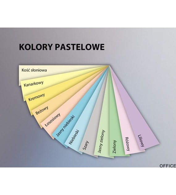 Papier xero A4 80g łososiowy xem408008 EMERSON