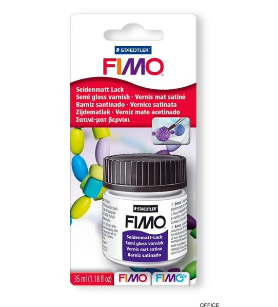 Lakier błyszczący Fimo, pół matowy, 35ml, Staedtler S 8705 01 BK