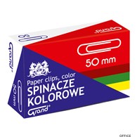 Spinacz kolorowy R-50 -50szt.GRAND 110-1661