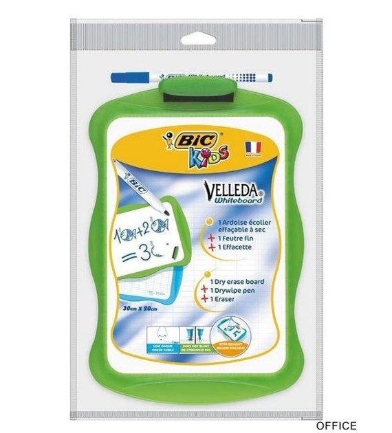 BIC Kids Velleda tablica+marker+wymazywacz, blister 1+1+1szt, 841362