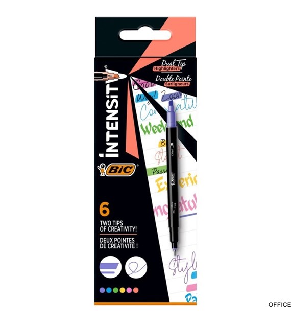 Zakreslacz Dual Tip Highligher mix 6 szt 503828